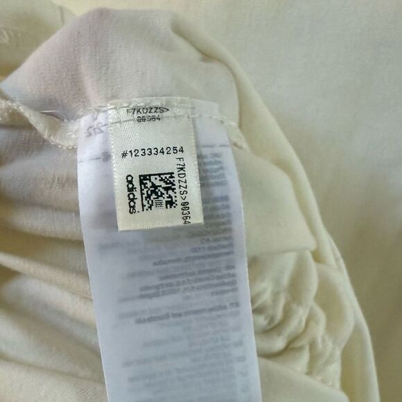 ADIDAS Originals X J-KOO Asymmetric Ruffle-trim Cotton-jersey T-shirt S - Picture 15 of 15